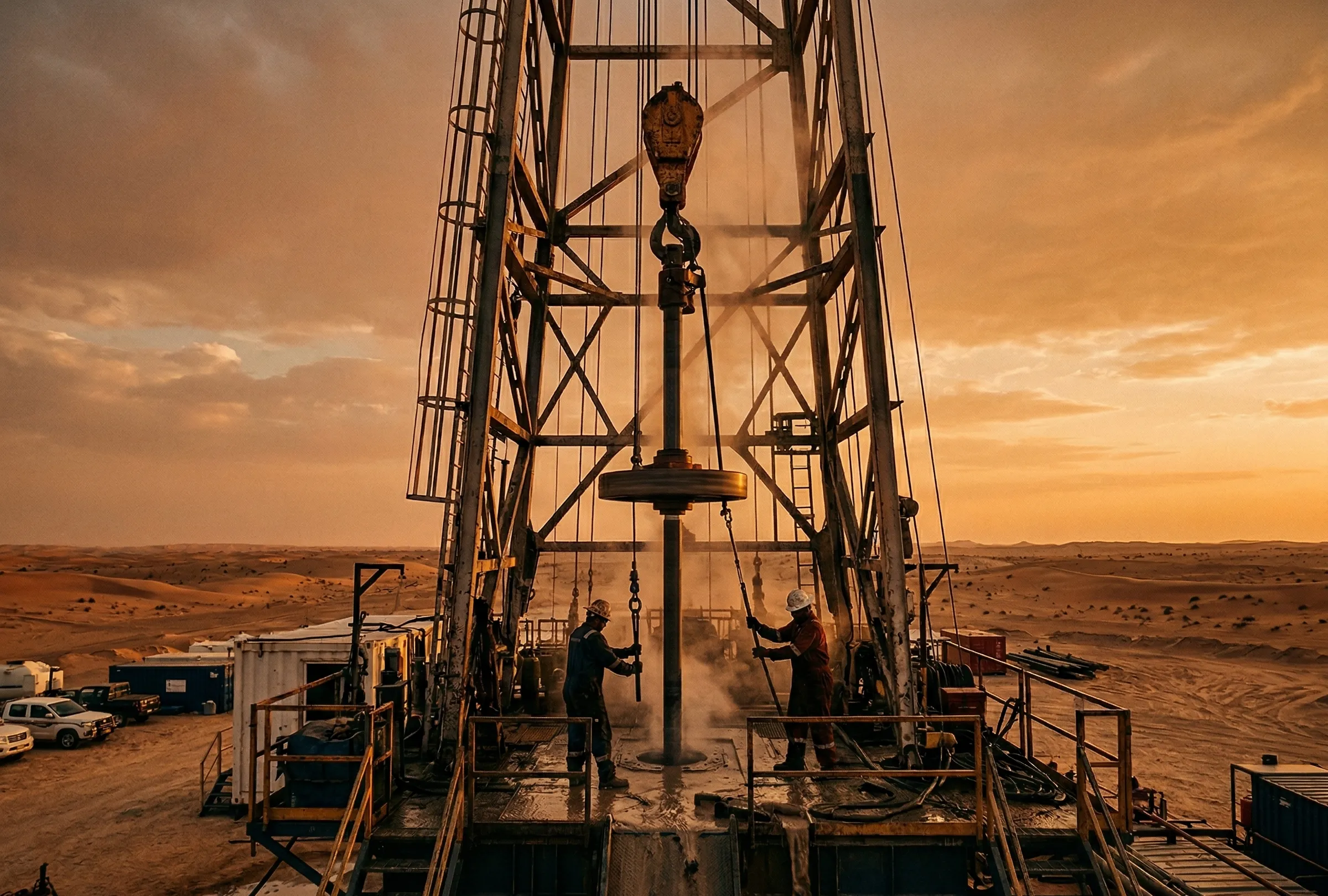 Oil well drilling