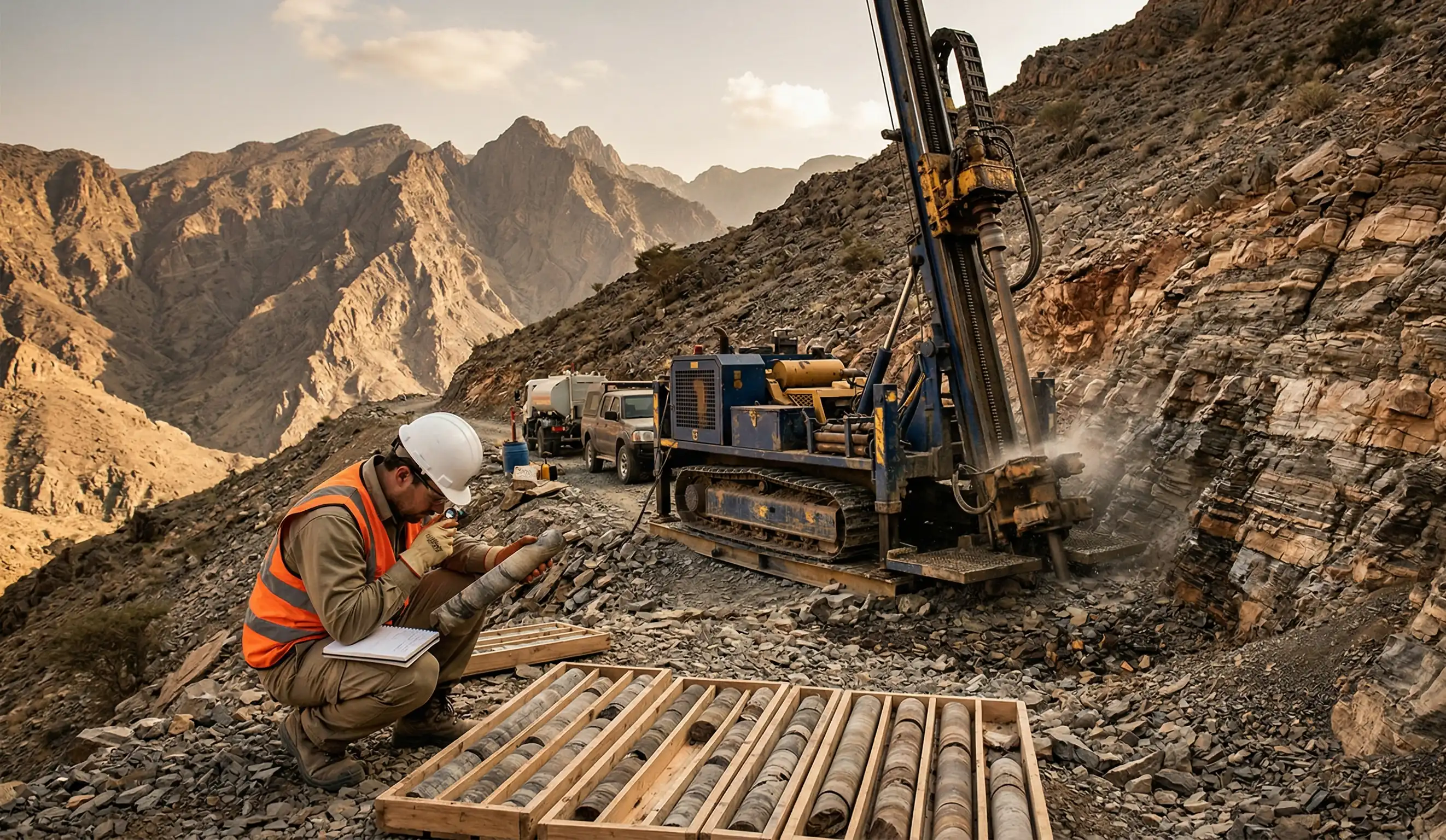 Mining well drilling