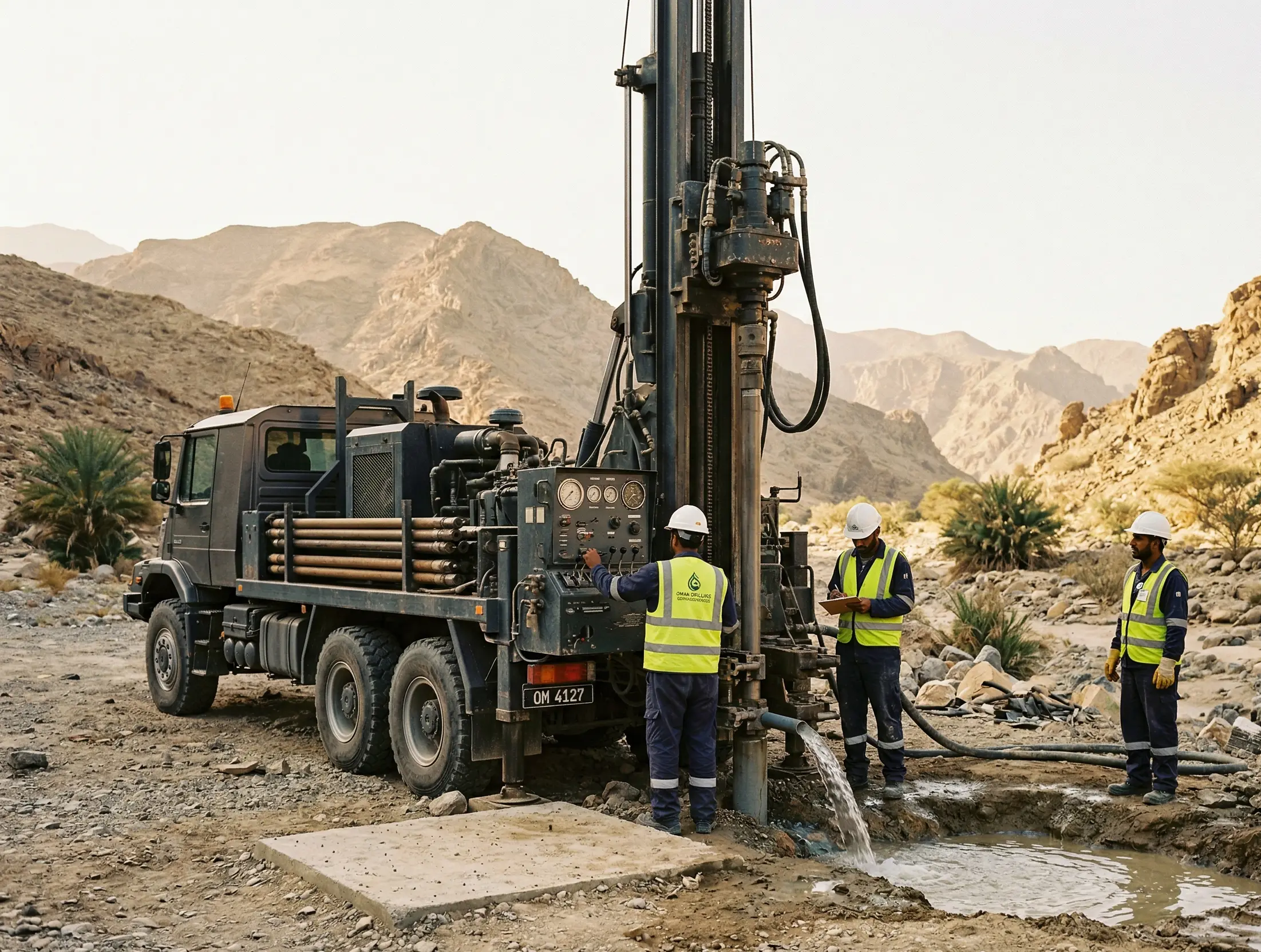 Water well drilling